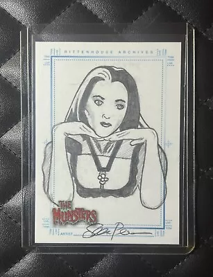 2004 Rittenhouse The Munsters Lily Munster Sean Pence Artist Sketch Card • $1.25