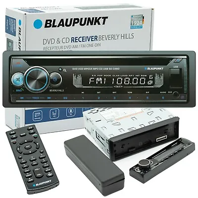 BLAUPUNKT Beverly Hills 150 Single DIN DVD CD MP3 120W Car Stereo With Bluetooth • $69.99