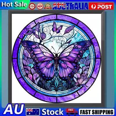 5D DIY Full Round Drill Diamond Painting Butterfly Home Decor Art Craft (LP572) • $8.90