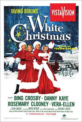 WHITE CHRISTMAS Movie Poster Wall Art Home Decor Print 16x24 • $18