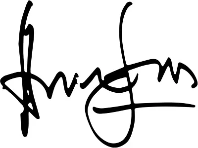 Harrison Ford Signature Autograph VINYL DECAL STICKER Star Wars Han Soloo  • $4.25