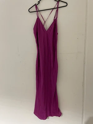 $15 • Buy Bnwot Alice Mccall Magenta Slip Midi Dress Sample - Size 8 Au/4 Us