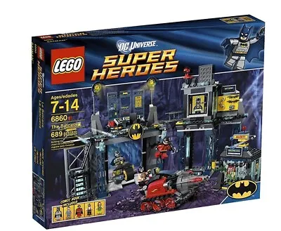 NEW IN SEALED BOX - LEGO DC Super Heroes THE BATCAVE 6860 / 689 Pieces RETIRED • $279.95