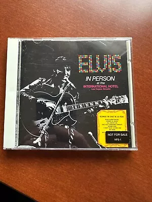 Elvis In Person At The International Hotel Las Vegas NV- Elvis (CD Promo) NM • $6.64