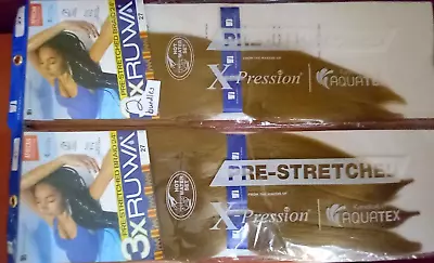 $11.99 • Buy 5 Bundles RUWA 24  Sensationnel X-Pression Pre-Stretched Braiding Hair, #27