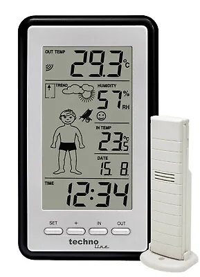 Technoline WS 9632 Weather Station With Forecast Black • £26.11
