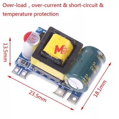 1-100PCS AC-DC 110V 120V 220V 230V To 5V Converter Board Module Power Supply US • $99.99