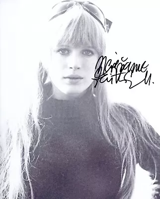 A Fantastic 10x8 Autographed Photo Of Marianne Faithfull & CoA • $1.23