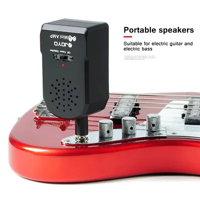 JOYO Mini Amp Guitar Amplifier Speaker Headphone Distortion Effect AUX Earphone • $16.49