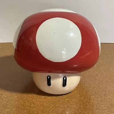 Nintendo Super Mario Ceramic Mushroom Cookie Jar 2019 Paladone • $39