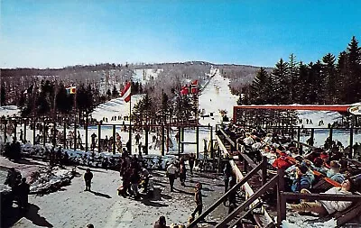 1963 VT Mt Snow Mirror Deck SKi Resort Lodge Skiing Postcard A44 • $5.99