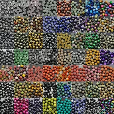 Wholesale Natural Mixed Gemstone Round Spacer Beads 4mm 6mm 8mm 10mm 12mm Pick • £1.66