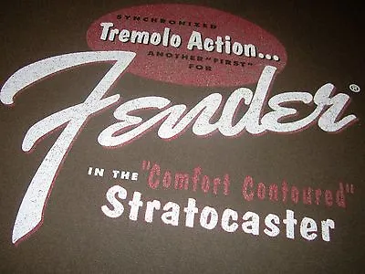£32.37 • Buy Fender Comfort Contoured Stratocaster Vintage Tee Shirt Xl