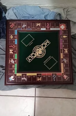 1991 Franklin Mint Monopoly Collectors Edition Including All Pieces & Paper Ad • $100