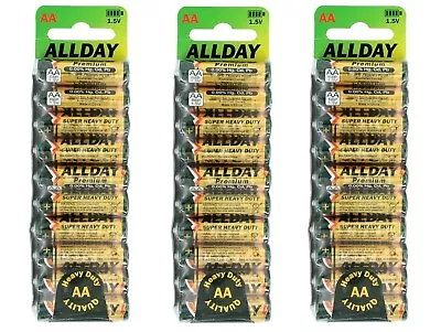 30pcs ALLDAY AA Batteries Heavy Duty Extra Long Life Battery Brand New • $15.55