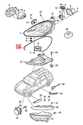 $92.96 • Buy Genuine PORSCHE Cayenne 92A Seal 95863111900