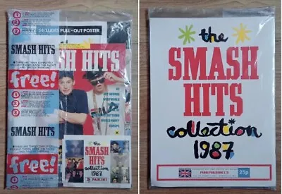 £32 • Buy Smash Hits Magazine 1987 With Free Gift Panini Sticker Album And Stickers Bagged