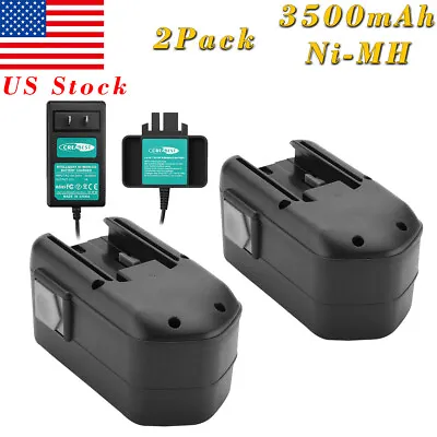 18V 3500mAh Ni-MH Battery/Charger For MILWAUKEE 48-11-2200 48-11-2230 48-11-2232 • $18.95