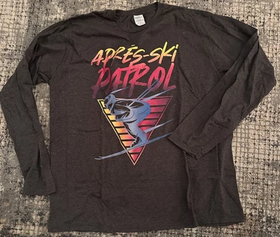 $5.99 • Buy Apres Ski Men Shirt XXL 2XL Vail Aspen Snowmass Winer Park Big Sky Beaver Creek