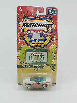 Matchbox-across America 50th Birthday Series-florida Chevy Camaro Ss-on Card • $7.99