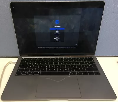 Damaged -Apple MacBook Air (2018) Space Gray Wi-Fi [A1932] - 1.6GHZ/8GB/256GB • £0.99