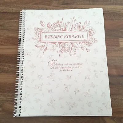 £2 • Buy 1990 Hallmark The Brides Wedding Etiquette Book