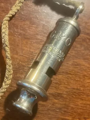 £45 • Buy WW2 Era Collectable GPO General Service Whistle J. Hudson & Co. Barr St. Hockley