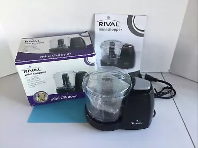 Rival Genuine 1.5 Cup Mini Food Chopper W/ Stainless Steel S Blade New In Box • $12.95