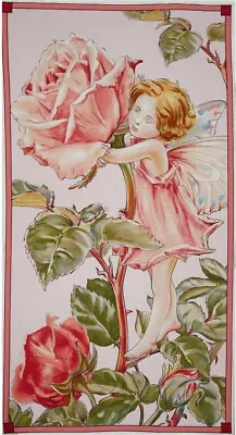 Sweet Rose Fairy Fairies Michael Miller Fabric 23  Panel  #4280 • $4.54