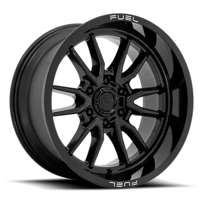 18x9 Fuel D760 CLASH Gloss Black Wheels 6x135 (-12mm) Set Of 4 • $1664