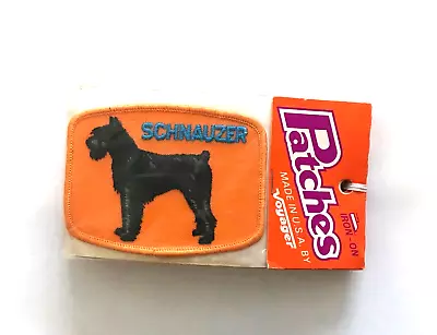 Vintage Schnauzer Dog Patch • $6