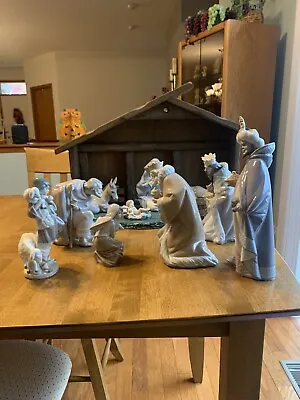 LLADRO Large 10 Piece Nativity Set • $2250