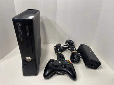 $70 • Buy Microsoft Xbox 360 Slim Console Black 250 Gb  1439 - With Controller Tested!