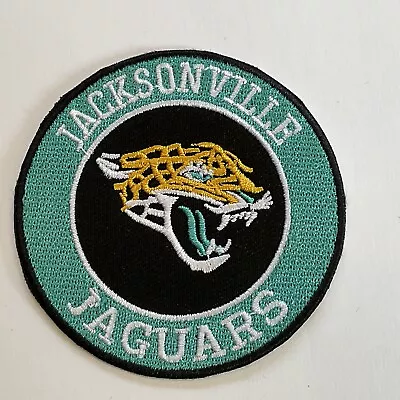 Jacksonville Jaguars Vintage Embroidered Iron  On Logo Patch  3x3 NFL QUALITY • $5