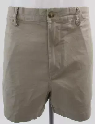 RALPH LAUREN POLO Shorts Light Brown Cotton Stretch 36  Waist 16  Length R33 • £22