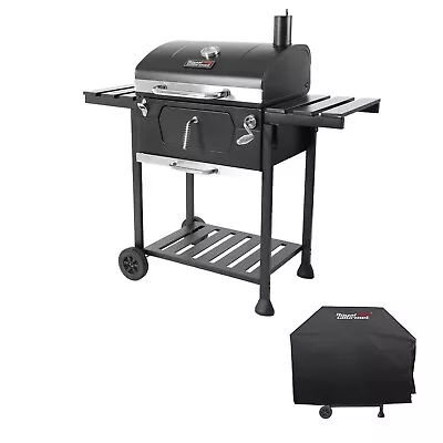 Royal Gourmet Charcoal BBQ Grill With Foldable Side Tables And Heavy-duty Cover • $199.99