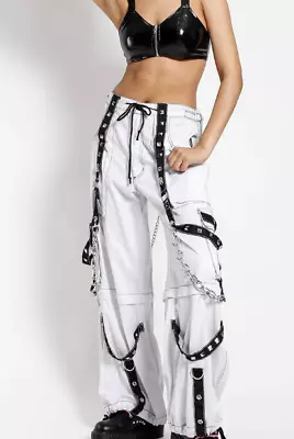 Tripp NYC - Pyramid Stud Pants White NEW • $117.98