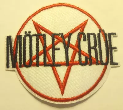 Motley Crue~Embroidered Applique PATCH~3  X 2 5/8 ~Iron Or Sew On • $3.45