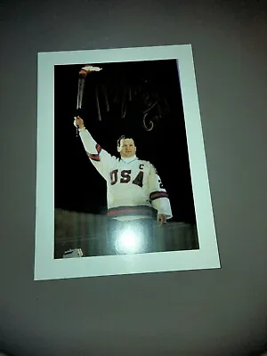 Mike Eruzione Autographed 5x7 Photo USA Olympic Hockey • $13.99