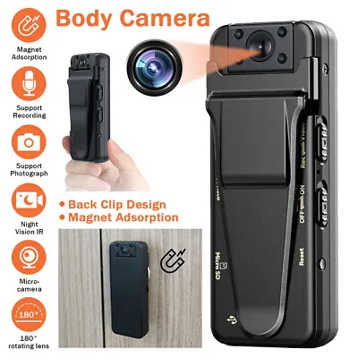 Portable Mini Body Camera Video Recorder Motion Activated Nanny Small Spy Cam • $29.35