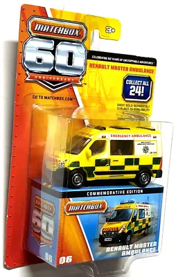 2012 Matchbox 60th Anniversary Renaut Master Ambulance #6/24 • $24.98