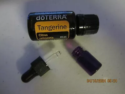 DoTERRA Tangerine EO L5 ML -New 1-29/ BONUS Gift Mini 2ml Dropper Bottle • $11