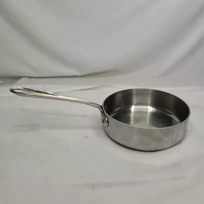 All-Clad 8 Inch Deep Walled Saute Pan/Skillet Stainless Steel  NO LID • $39.99