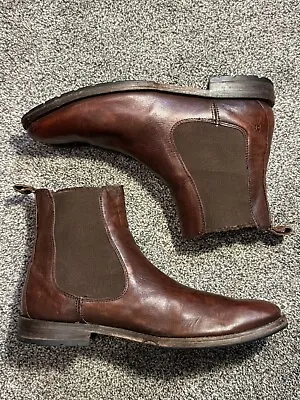 Men’s Chelsea Boots Frye 15384 Size 8.5 D Brown Leather Pull On Boots • $76.49