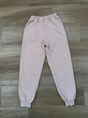 Marie Chantal Women's Sweatpants Size Small Light Pink Tapered Jogger Casual EUC • $28.95