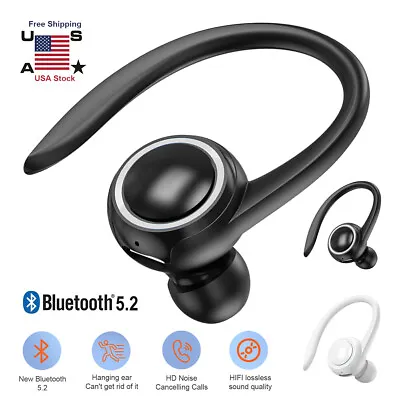 Wireless Bluetooth 5.2 Sports Earphones Headphones Ear Hook Run Earbuds With Mic • $10.36