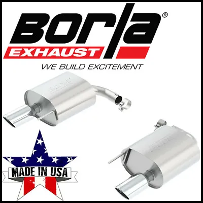 Borla S-Type 2.25  Axle-Back Exhaust System Fit 2015-24 Ford Mustang Coupe 2.3L • $805.31