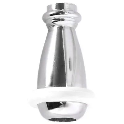 CORD PULL Light Switch Tear Drop Pear Chrome Polished Silver Bathroom Toilet UK • £3.34