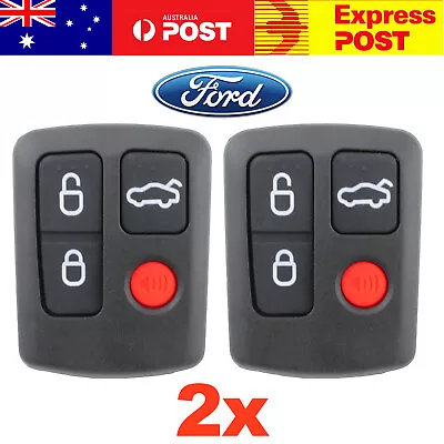 2x For Ford BA BF Falcon Sedan/Wagon Keyless Car Remote 4 Button Keypad Locking  • $18.48