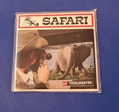 Rare Gaf D127 Camera Safari In Africa Folder Style View-master 3 Reels Packet • $39